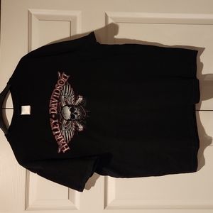 Harley Davidson T-shirt short sleeve NJ sizeXL Black